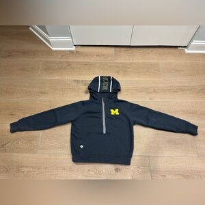 Colosseum Michigan Wolverines Quarter Zip Hoodie Women’s